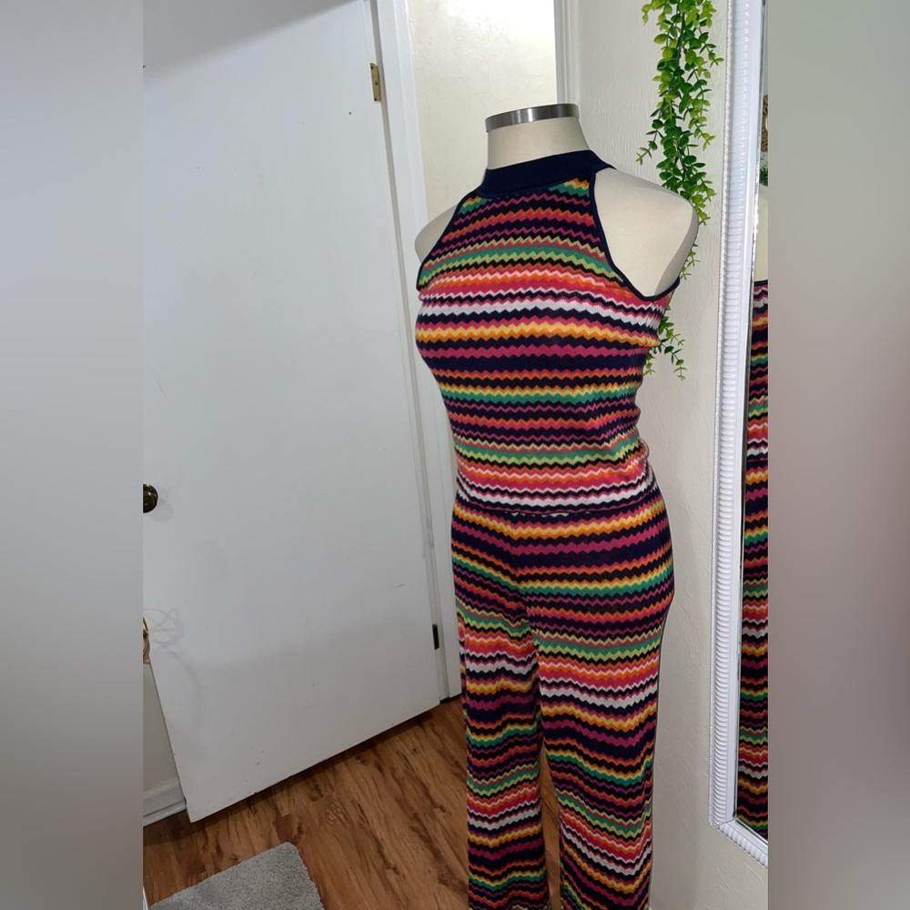 Vibrant Multi Colored Pants Set - image 1